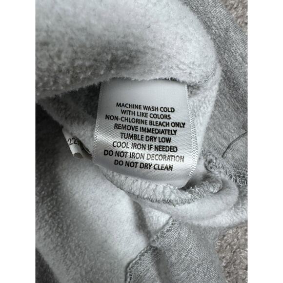 Mitchell & Ness Charlotte Hornets Mens Sz 2XT Basketball Grey Hoodie Sweatshirt - Picture 8 of 8